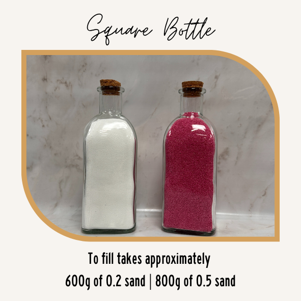 Sand Ceremony Complete Kit - Square bottle